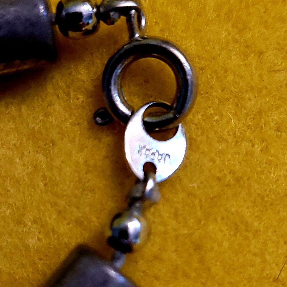 Large Ceramic Bead Statement Necklace - image 5